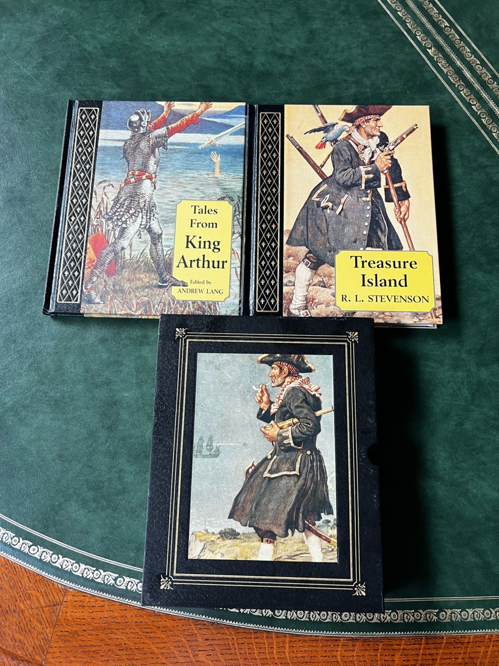 Collectible Book Set Treasure Island and Tales From King Arthur